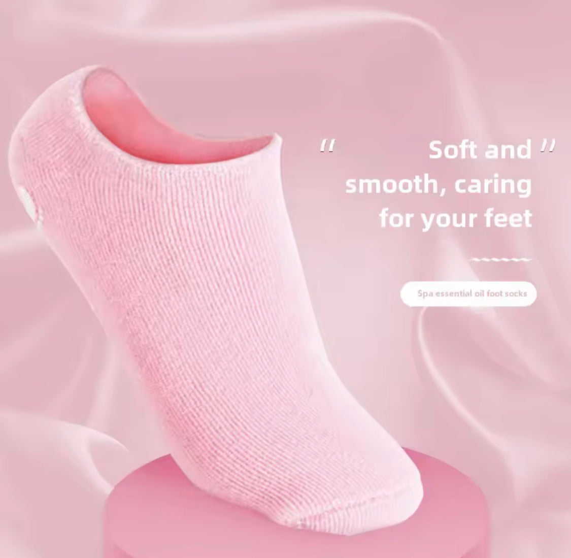 Foot Spa Gel Moisturising Anti Cracked Socks, Feet Care Protector, Full Length Silicone Foot Protector, Reusable Pedicure Silicone Sock Foot Spa Gel Moisturising Anti Cracked Socks, Feet Care Protector, Full Length Silicone Foot Protector, Reusable Pedicure Silicone Sock